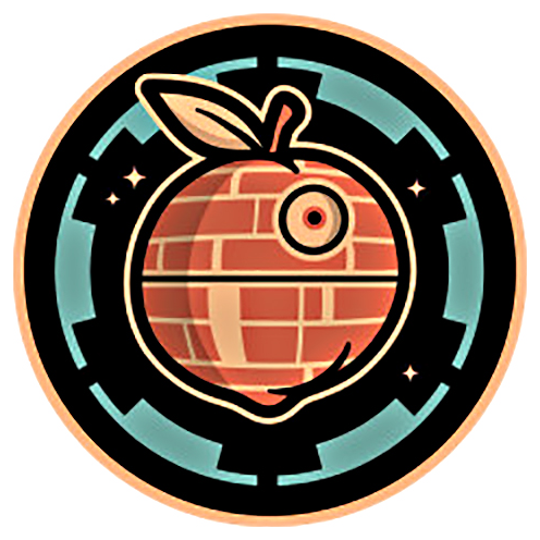 death star peach logo